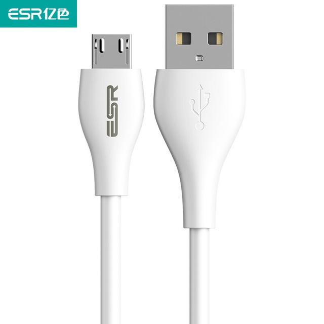 ESR 亿色 Micro USB 2A安卓快充数据线 充电线 1m