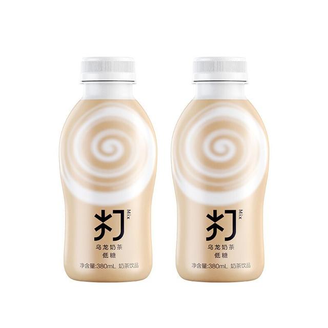 农夫山泉 打奶茶 380ml*2瓶 整箱 乌龙茶 奶茶 