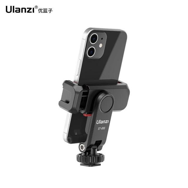 ulanzi 优篮子 ST-6S升级款横竖拍旋转冷热靴手机夹取景翻转屏监视器手机VLOG单反相机多功能摄影夹
