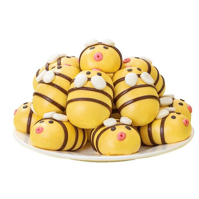秋田满满 早餐奶黄包卡通馒头半成品奶黄包,送婴幼儿宝宝辅食食谱