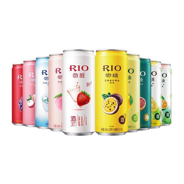 直播专享：锐澳（RIO） 微醺 鸡尾酒组合装 混合口味 330ml*10罐（有赠品）