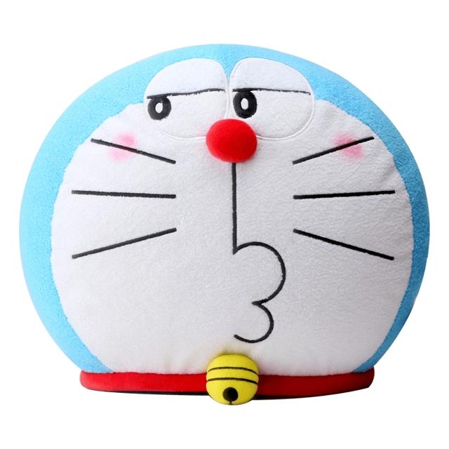Doraemon 哆啦A梦 艾影授权哆啦A梦立体卡通毛绒抱枕可爱表情包办公室舒适午睡抱枕