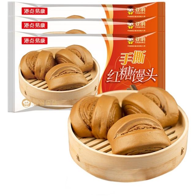 亚明 牛奶馒头 240g*3包 