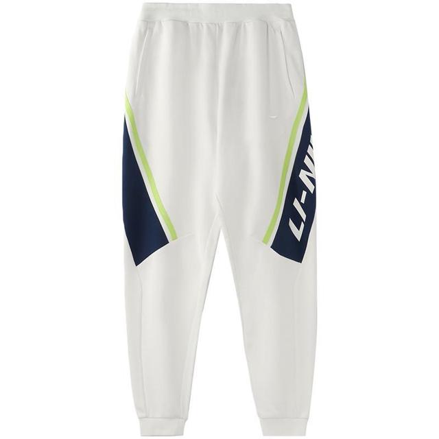 李宁（LI-NING） 卫裤男士春秋季新款运动时尚系列男装休闲收口针织运动长裤