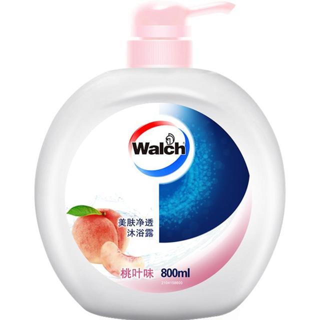威露士（Walch） 美肤净透桃叶味沐浴露800ml 