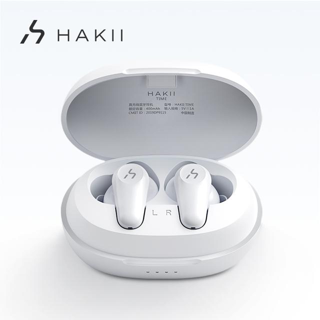 Hakii TIME 入耳式真无线主动降噪动圈蓝牙耳机 白色