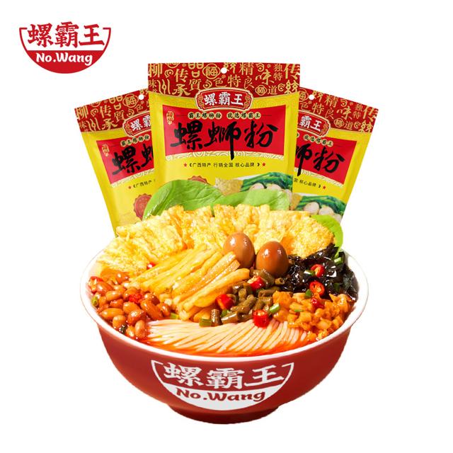 柳州特产螺霸王螺蛳粉330G*3