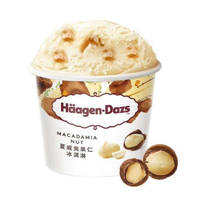 限地区、PLUS会员：哈根达斯 冰淇淋 夏威夷果仁口味 473ml