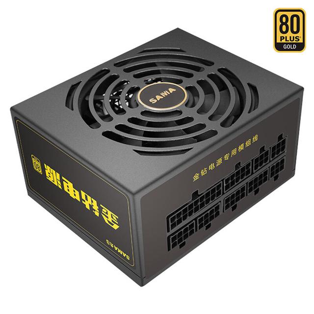 SAMA 先马 金钻650M 金牌SFX小电源 额定650W 全模组