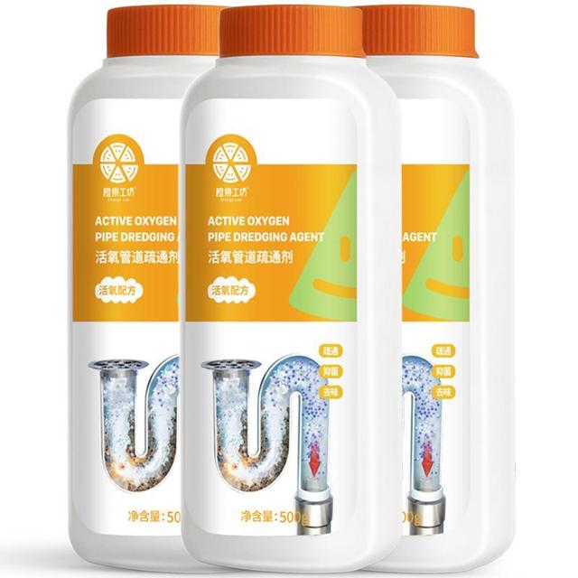 88VIP：橙乐工坊 强力管道疏通剂 500g*3