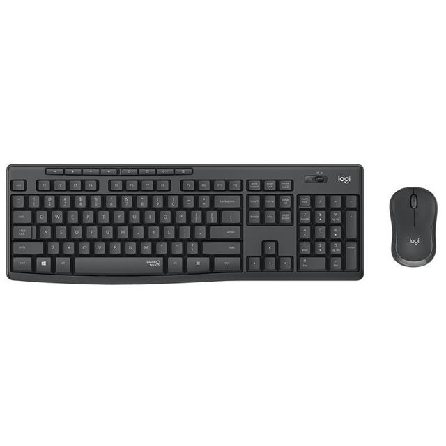 logitech 罗技 MK295无线静音键鼠套装键盘鼠标台式电脑笔记本家用办公打字即插即用
