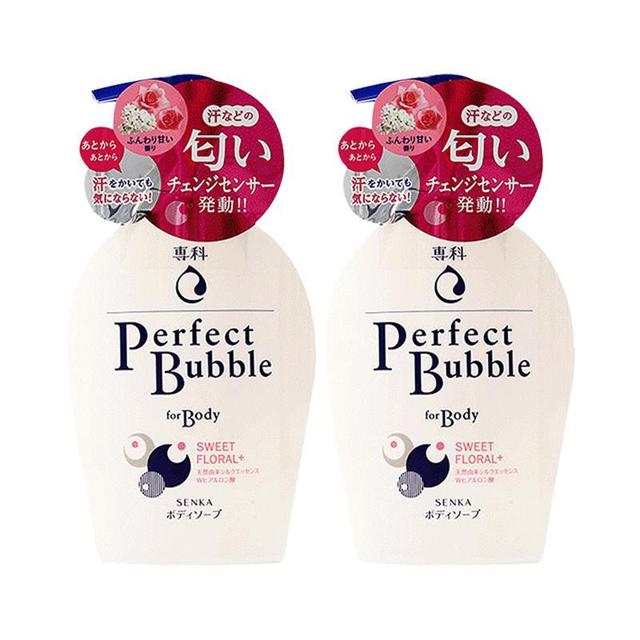 资生堂（SHISEIDO） 日本珊珂SENKA专科沐浴露樱日和白瓶2件500ml