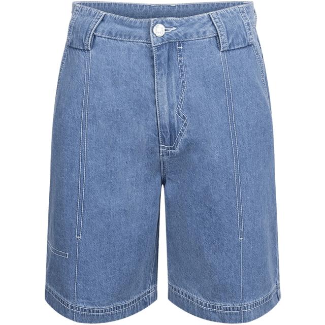bosie Original2022年夏季新款中短裤男情侣压线牛仔短裤