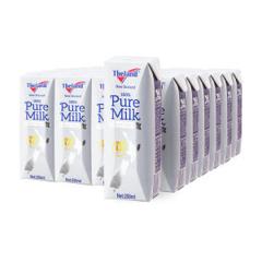 新西兰原装进口 纽仕兰 4.0g乳蛋白全脂纯牛奶 250ml*24盒