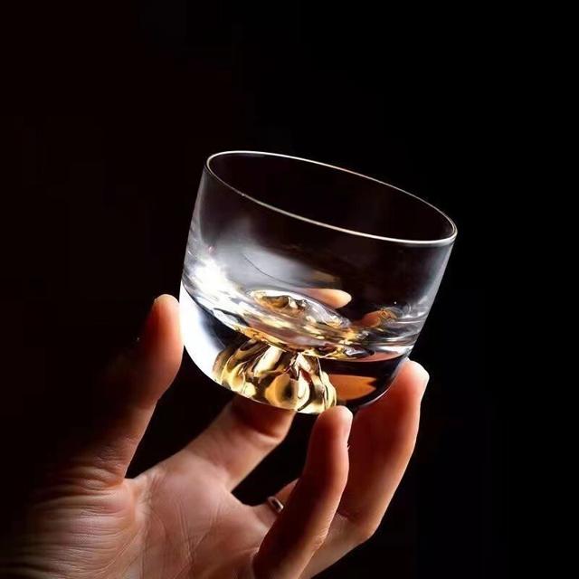 尔选 日式耐热玻璃藏金杯 2只装