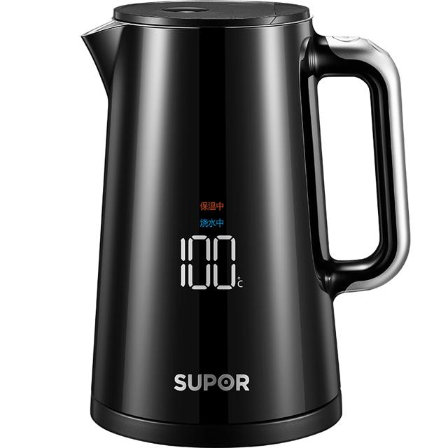 苏泊尔（SUPOR） 电热水壶15S62A家用智能保温一体自动断电不锈钢开水烧水壶