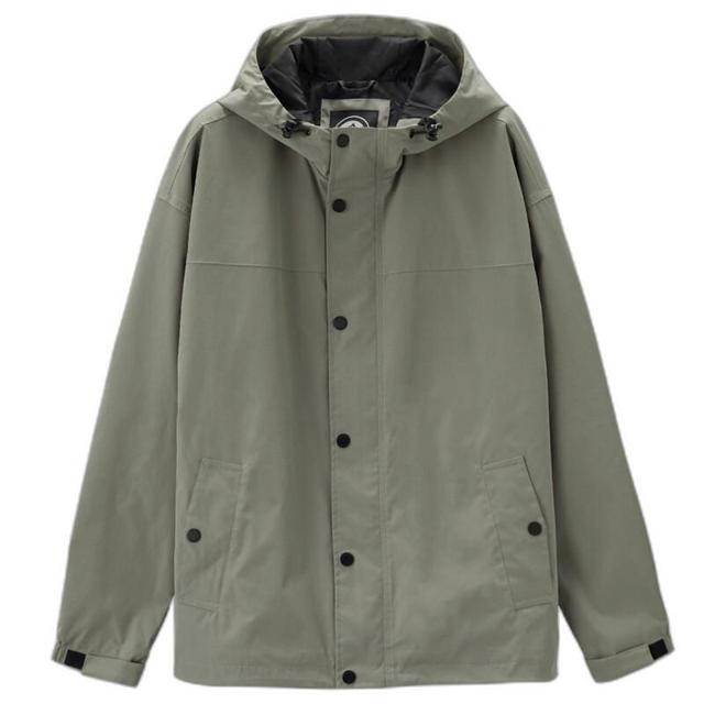 GIORDANO 佐丹奴 外套男装户外运动工装风衣宽松落肩休闲连帽夹克男01071685