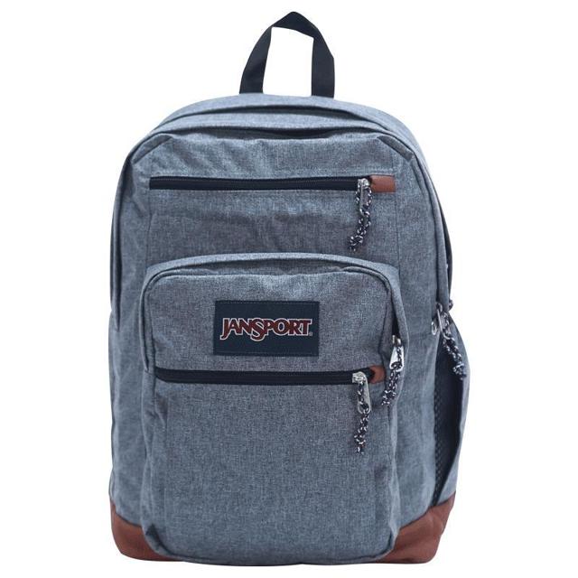 JANSPORT 杰斯伯 户外旅行34L皮底电脑双肩包男大容量女背书包2SDD