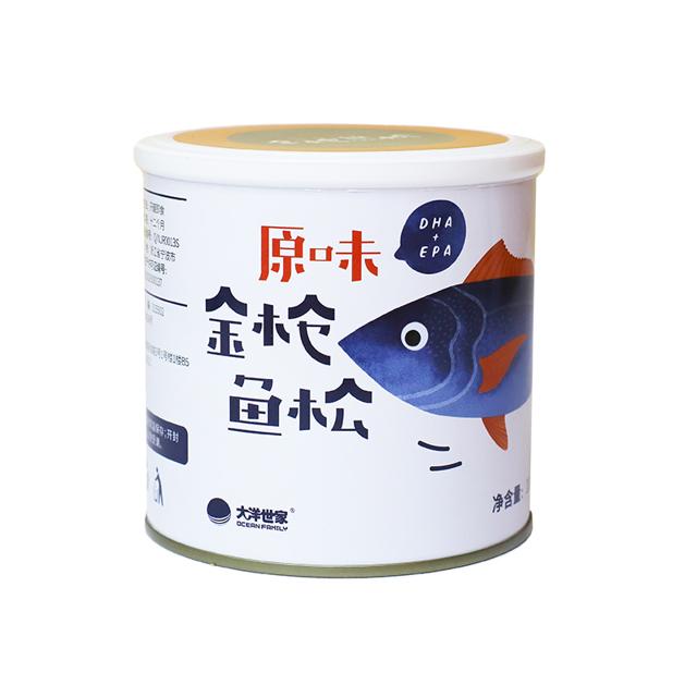大洋世家 金枪鱼肉松儿童无添加辅食营养原味肉松零食100g