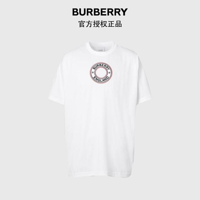 博柏利（BURBERRY） 男士圆领短袖T恤 80370481