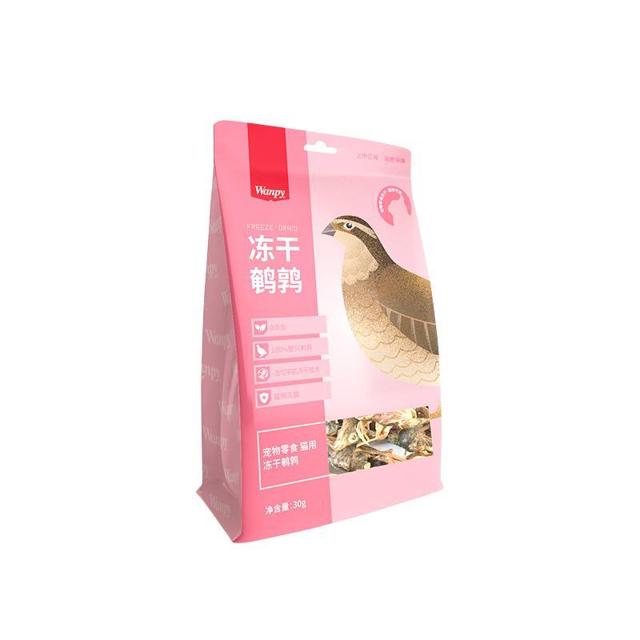 顽皮（Wanpy） 猫咪冻干鹌鹑零食30g成幼猫增肥发腮营养宠物磨牙补钙