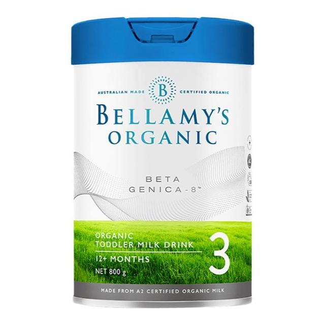 BELLAMY'S 贝拉米 A2系列 白金版 有机幼儿奶粉 澳版 3段 800g 