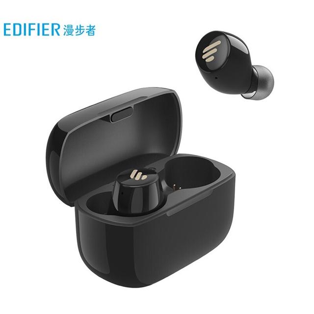 EDIFIER 漫步者 TWS1 入耳式真无线降噪蓝牙耳机 黑色