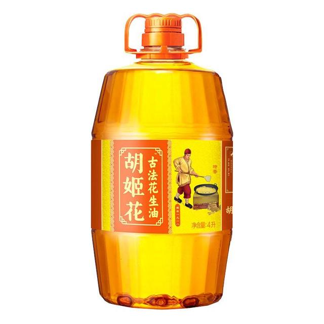 胡姬花 古法花生油 4L