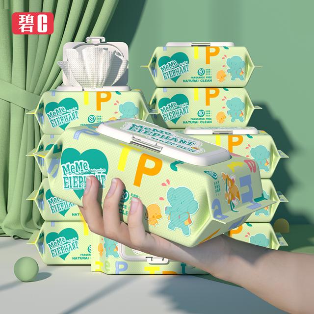 碧c 婴儿湿巾纸80抽10包