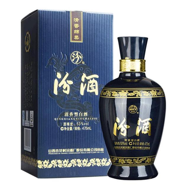 88VIP：汾酒 蓝汾 53%vol 清香型白酒 475ml 单瓶装