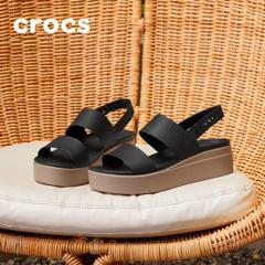 杨幂同款 Crocs 卡骆驰 女士厚底舒适凉鞋