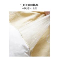 上市企业 太湖雪 100%蚕丝夏凉被 150*210cm