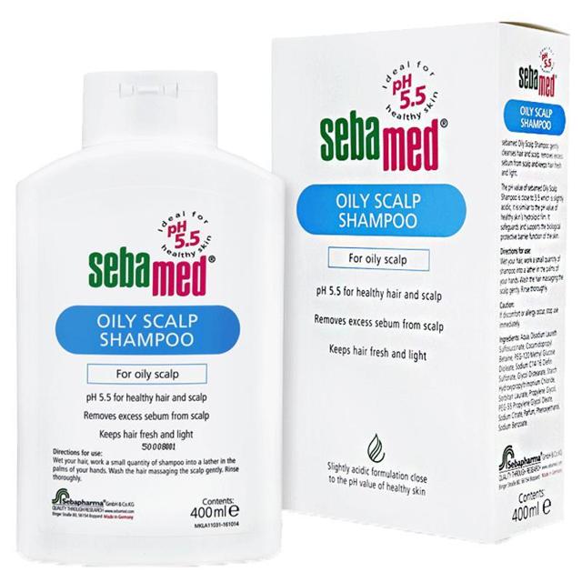 施巴（sebamed） 洗发露400ml控油补水无硅油去屑止痒头皮屑进口德国