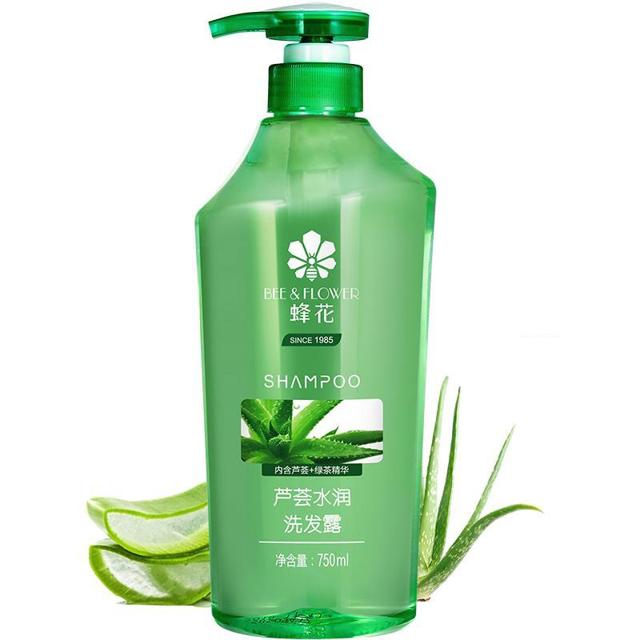 BEE&FLOWER 蜂花 无硅油洗发水水润去油男女士洗发露膏持久蓬松去屑止痒正品