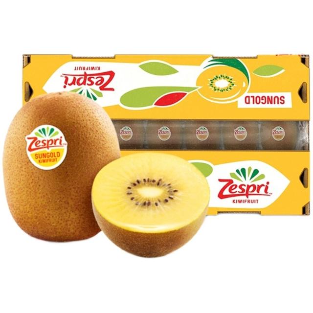 佳沛（Zespri） 新西兰金果奇异果 25粒 特大果 单果重135g-145g 