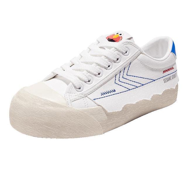 Feiyue. 飞跃 feiyue/飞跃芝麻街帆布鞋2022春夏新款低帮板鞋百搭情侣鞋