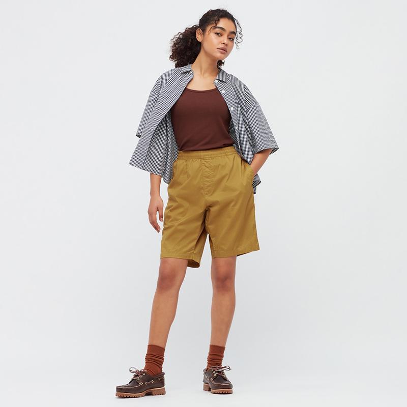 ￥79包邮 优衣库（UNIQLO） 男女款弹力松紧短裤