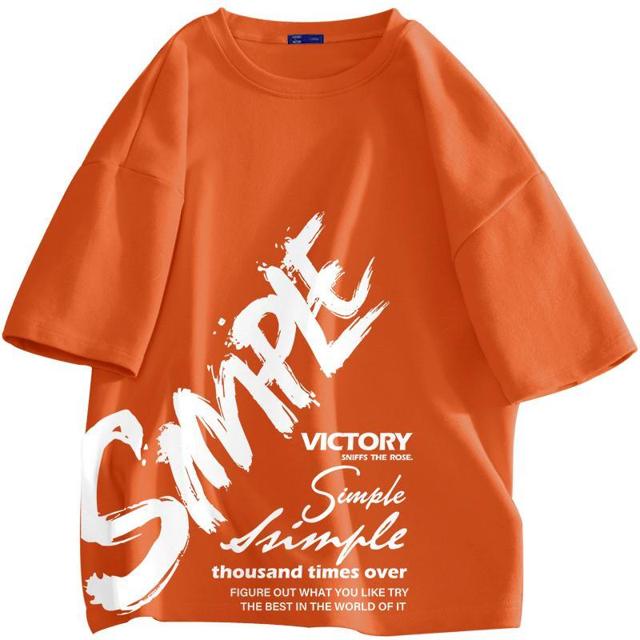 Semir 森马 集团GENIOLAMODE夏季t恤男高街美式字母印花ins潮流短袖tee