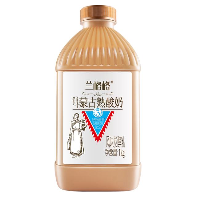 限地区：兰格格 蒙古熟酸奶 1kg