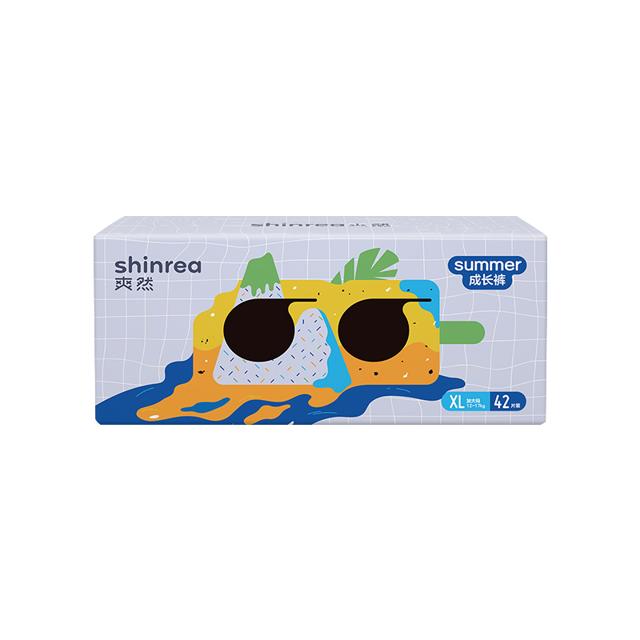 shinrea 爽然 Summer 宝宝纸尿裤 XL42片
