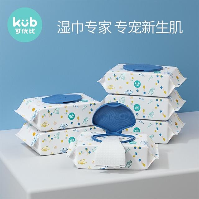 PLUS会员：kub 可优比 婴儿湿巾 80抽*12包