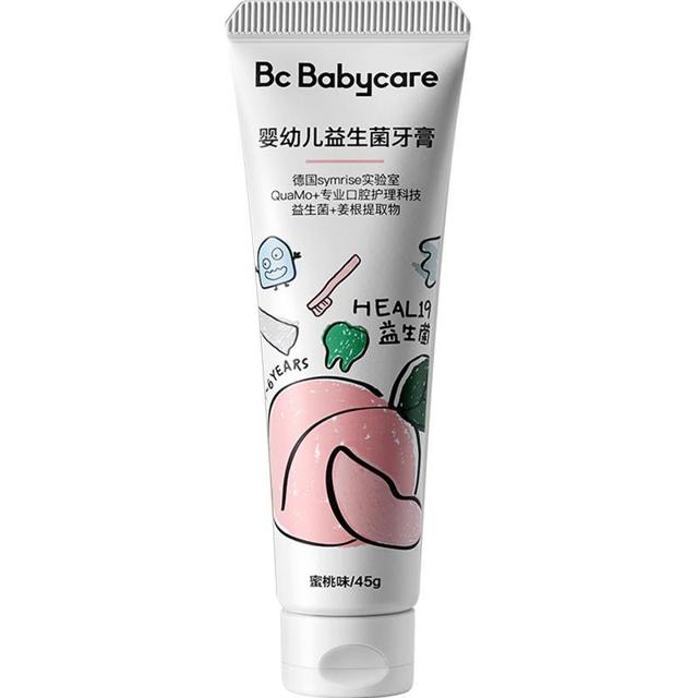 babycare 婴儿牙膏益生菌低氟防蛀防龋1-6岁儿童护齿牙膏45g*1个