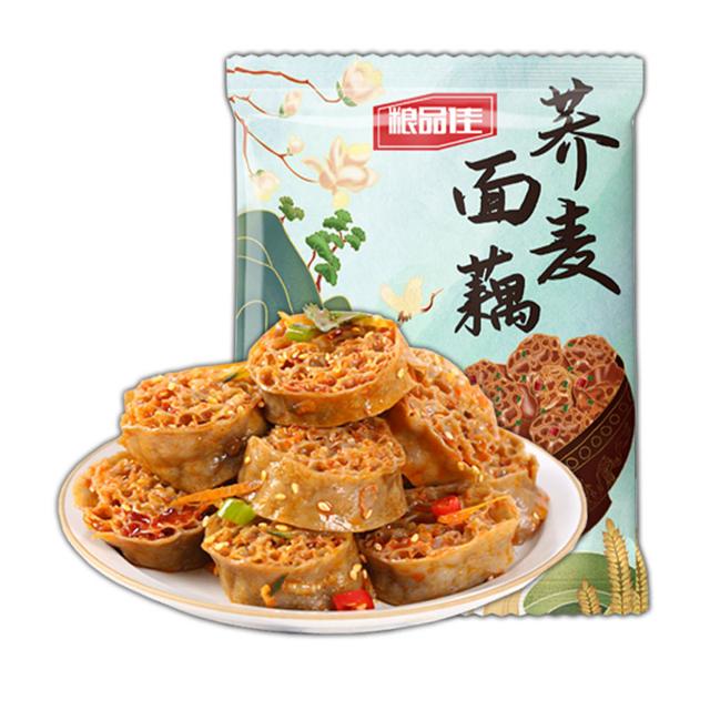 拍一发二 吸汁荞麦面藕0脂肪500克*2