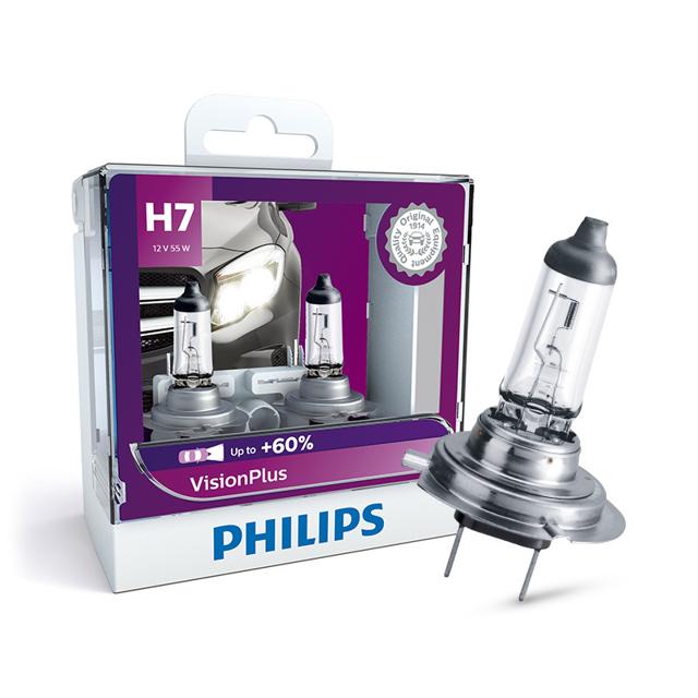 飞利浦（PHILIPS） 汽车卤素灯 金耀光H7 色温3250K 12V 55W 