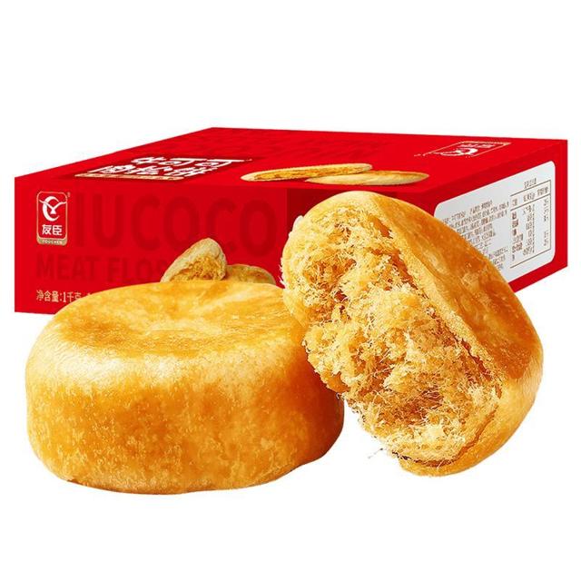友臣 牛可可肉松饼 
