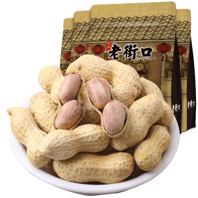 老街口 蒜香花生420g*4袋年货坚果炒货干货休闲零食特色特产小吃
