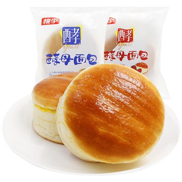 桃李 酵母面包 牛奶蛋羹味 600g 