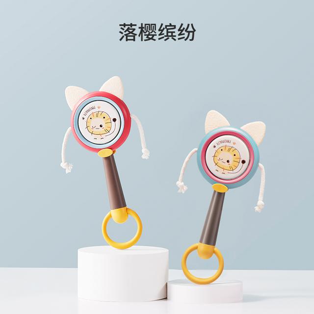 嫚熙婴儿拨浪鼓可啃咬手摇铃