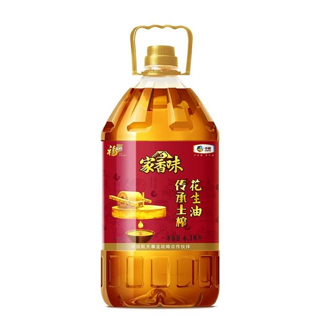 福临门 家香味 压榨一级花生油 6.18L