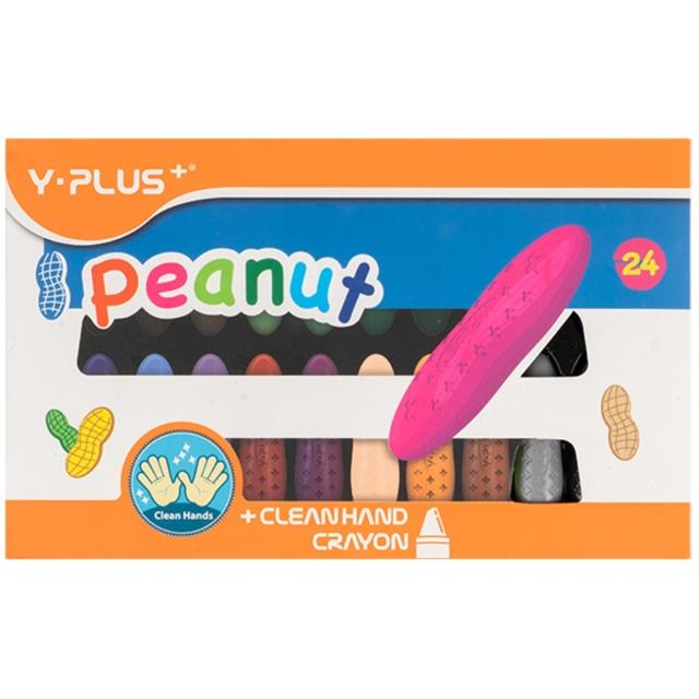 Y·PLUS ACR1501000000 儿童花生蜡笔 12色 